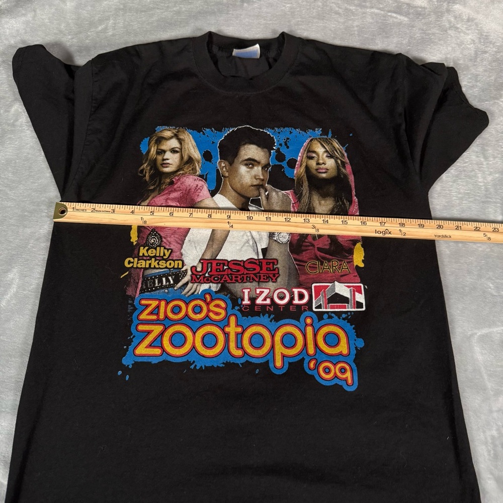 Z100 Zootopia Concert T Shirt Mens M Jesse McCartney Soulja Boy Hip Hop Y2K - Picture 8 of 9
